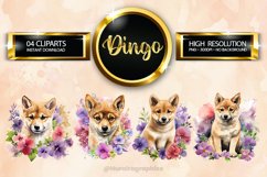 Dingo Clipart 04 variations Product Image 1