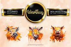 Warthog Clipart 03 variations Product Image 1