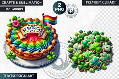 St Patrick&#039;s Day Desserts Clipart, Saint patrick sublimation Product Image 1