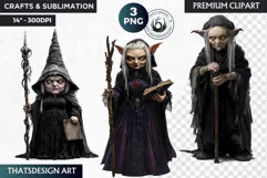 Gothic Gnome Clipart, Goth Gnome Clipart, Gnomes png Product Image 1