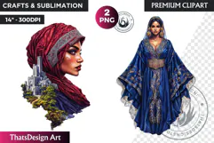Morocco travel clipart, moroccan culture PNG, oriental Product Image 1