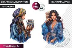Morocco travel clipart, moroccan culture PNG, oriental Product Image 1