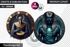Egyptian God and Goddess Clipart, Ancient Egypt, ra, horus Product Image 1