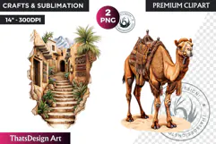 Morocco travel clipart, moroccan culture PNG, oriental Product Image 1