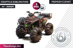 Vehicle Clipart, Post-Apocalyptic Wasteland, rusted dystopia Product Image 1