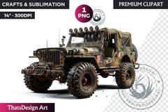 Vehicle Clipart, Post-Apocalyptic Wasteland, rusted dystopia Product Image 1