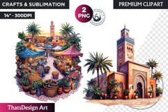 Morocco travel clipart, moroccan culture PNG, oriental Product Image 1