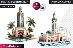 Morocco travel clipart, moroccan culture PNG, oriental Product Image 1
