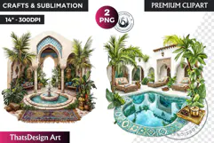 Morocco travel clipart, moroccan culture PNG, oriental Product Image 1