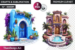 Morocco travel clipart, moroccan culture PNG, oriental Product Image 1