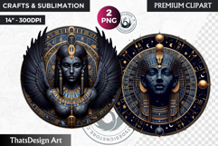 Egyptian God and Goddess Clipart, Ancient Egypt, ra, horus Product Image 1