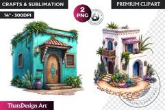 Morocco travel clipart, moroccan culture PNG, oriental Product Image 1
