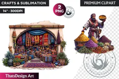 Morocco travel clipart, moroccan culture PNG, oriental Product Image 1