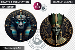 Egyptian God and Goddess Clipart, Ancient Egypt, ra, horus Product Image 1
