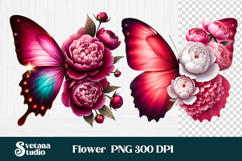 Summer vibes butterfly clipart | Butterfly sublimation Product Image 1
