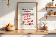 Funny Expensive Coffee Receipt, Sublimation BUNDLE PNG. Product Image 2