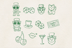 St Patricks Day SVG Bundle | Lucky Symbols Clipart PNG Product Image 3
