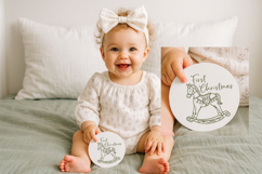 Vintage Hand-Drawn Christmas Illustrations| Line Art Clipart Product Image 9