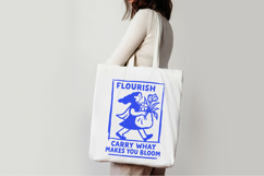Floral line art: A Gentle Affirmation BUNDLE, Sublimation PN Product Image 4