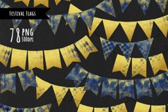 Artistic Festival Flags Clip Art Product Image 1