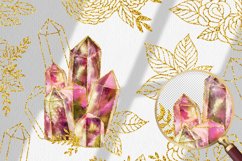 Pink Crystals and Glitter Roses Bundle Product Image 2