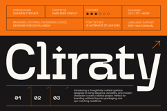 Cliraty - Sans Serif Display Product Image 1
