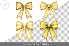 Coquette watercolor bow, PNG graphic Product Image 1