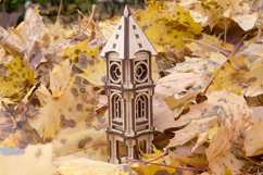 Clock Tower - Laser Cut File: Tiny fantasy Building Project Product Image 7