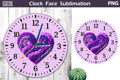 Heart Love Clock Face | Mothers Day Clock Design Product Image 1