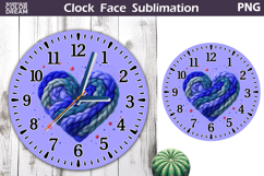 Heart Love Clock Face | Mothers Day Clock Design Product Image 1