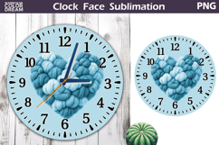 Heart Love Clock Face | Mothers Day Clock Design Product Image 1