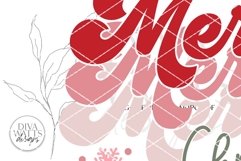 Merry Christmas Retro SVG Product Image 6