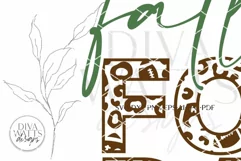 Fall & Football Y'all SVG | Football Leopard Print Design Product Image 5