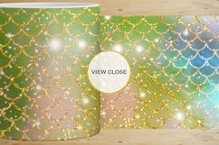 12 Mug Sublimation Design gold scales mermaid and shine Product Image 3