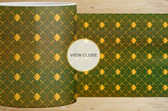 12 Variations Mug Wrap Sublimation Design Gold art deco Product Image 3