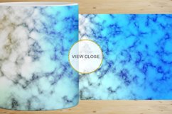 12 Variations Mug Wrap Sublimation Design blue marble Product Image 3