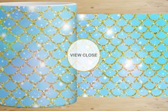 12 Mug Sublimation Design gold scales mermaid and shine Product Image 3