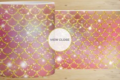 12 Mug Sublimation Design gold scales mermaid and shine Product Image 3