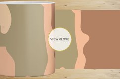 12 Variations Mug Wrap Sublimation Design camouflage brown Product Image 2