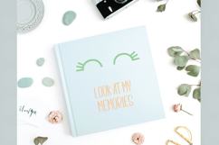 Closed Eyes Color | Hand Drawn Eyelash | Girls Sleepy Eyes Product Image 5