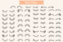 Closed Eyes | Hand Drawn Eyelash | Girls Sleepy Eyes Product Image 4