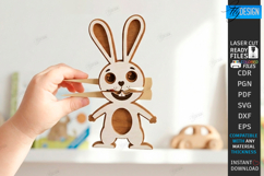 Animal Clothespin Puppets Laser Cut Bundle| Moving Mouth Toy Product Image 2