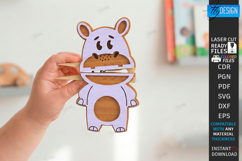 Animal Clothespin Puppets Laser Cut Bundle| Moving Mouth Toy Product Image 15