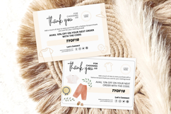Clothing Business Thank You Card Canva Editable Template Product Image 9