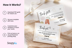 Clothing Business Thank You Card Canva Editable Template Product Image 5