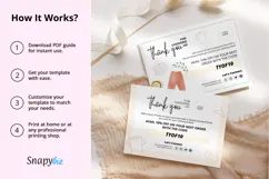 Clothing Business Thank You Card Canva Editable Template Product Image 5