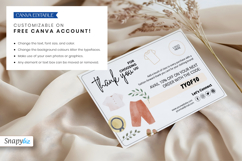 Clothing Business Thank You Card Canva Editable Template Product Image 4