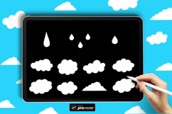 Cute Sky Elements Procreate Stamp Brush Set Product Image 3