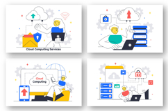 10 Cloud Computing Illustration Product Image 2