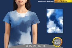 Cloud Sublimation Watercolor Product Image 1